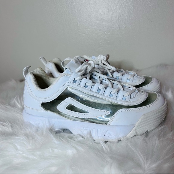 FILA | Y2K Distributor Women’s Running Shoe Clear White Size 8 - Picture 10 of 10